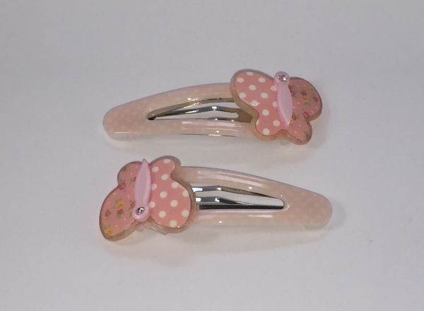 Kids snap clip with butterfly shape