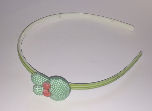 Patterned Head band with bunny shape