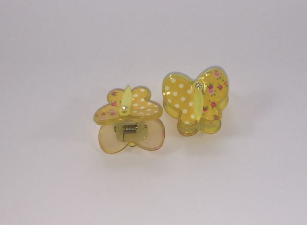 Butterfly shape small clips