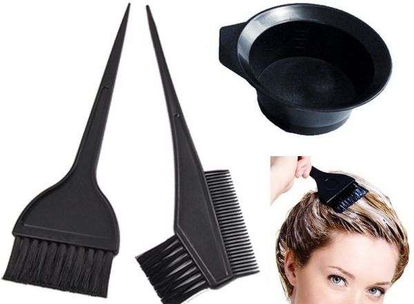 Tinting brush and bowl set