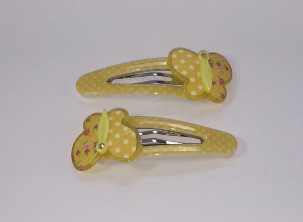 Kids snap clip with butterfly shape