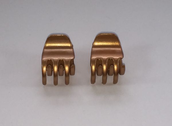 Middle size Metallic Double hair clips 6020 - S - A509