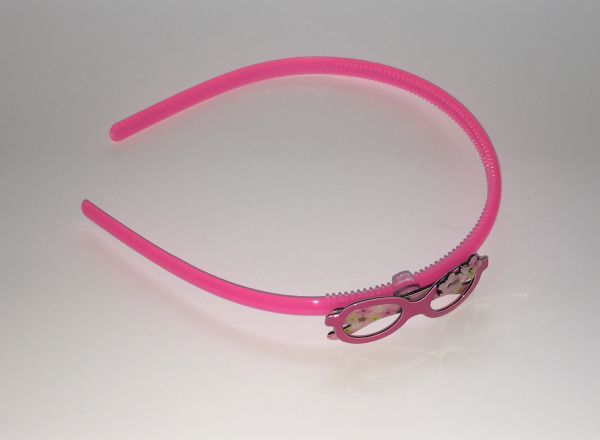 Head band with sunglass shape