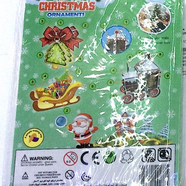 3D  puzzle christmas ornaments