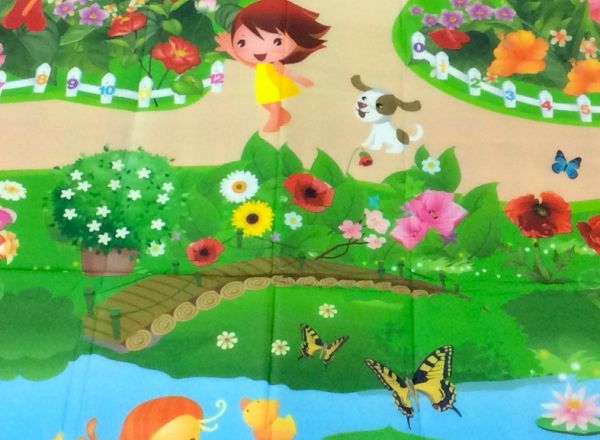 Baby playmat 1m x 1.8m double printed