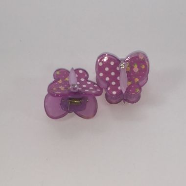 Butterfly shape small clips