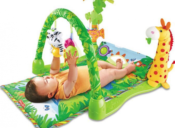 Baby gym musical mat