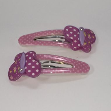 Kids snap clip with butterfly shape