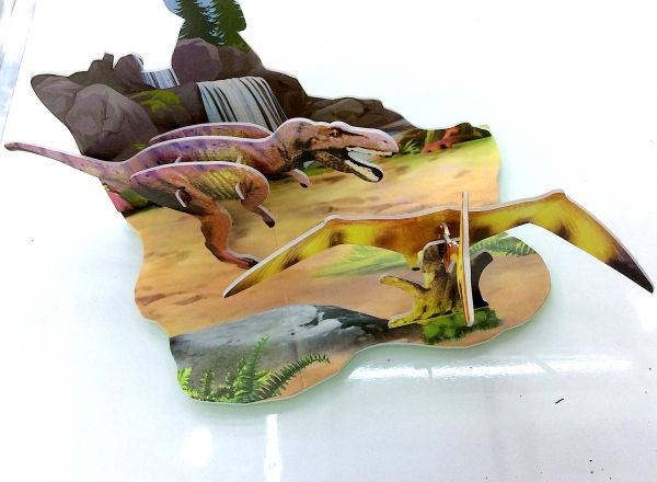 3D puzzle dinosaurs