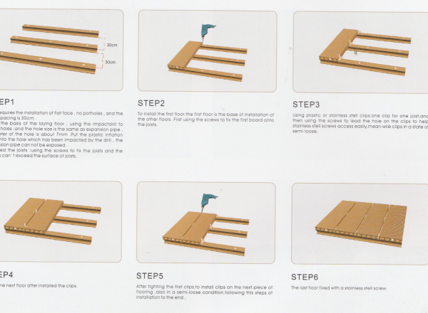 WPC Decking board 140X25 mm