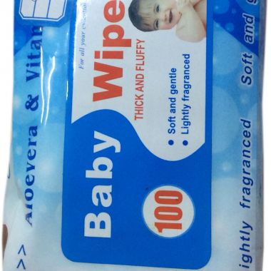 Baby wipes with aloe vera 100 wipes