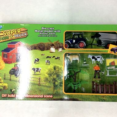 Farm truck with animals