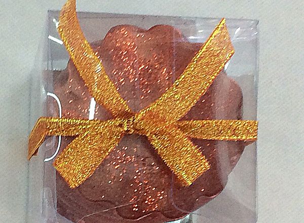 Christmas candle 7x10cm