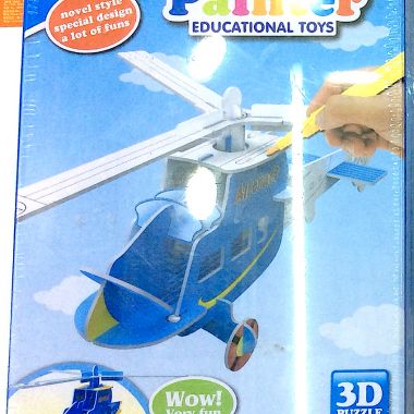 3D puzzle airplane