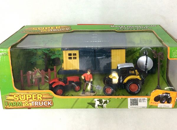 Farm truck with shed and animals