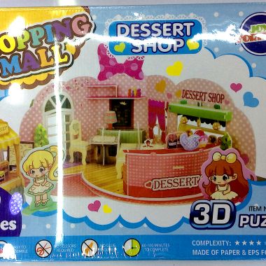 3D puzzle dessert shop