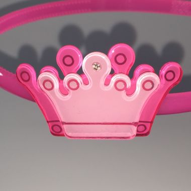 Head band with crown shape