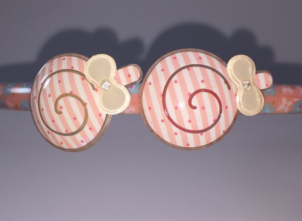 Patterned Head band with 2pcs patterned snail shape