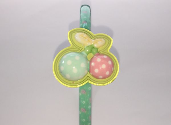 Patterned head band with fruit shape