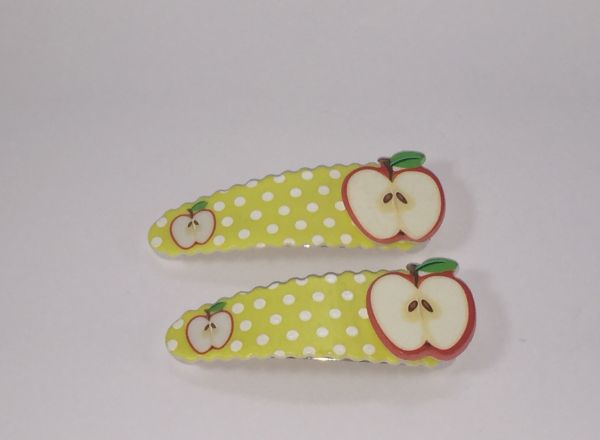 Kids snap clip with fruit shape