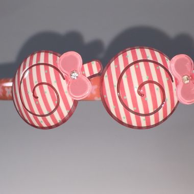 Patterned Head band with 2pcs patterned snail shape