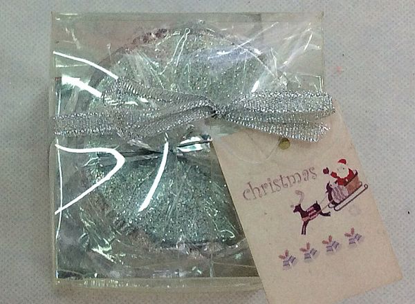 Christmas candle 7x10cm