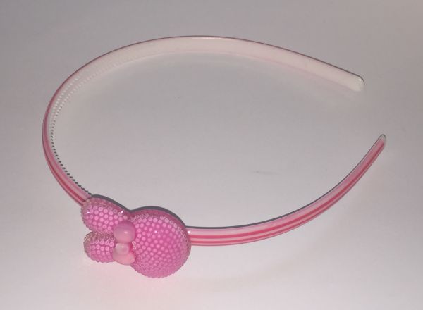 Patterned Head band with bunny shape