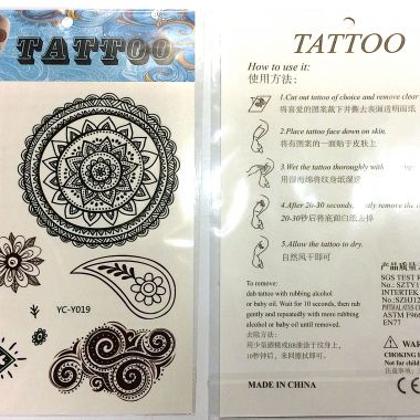 Henna lace tattoo