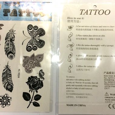 Henna lace tattoo