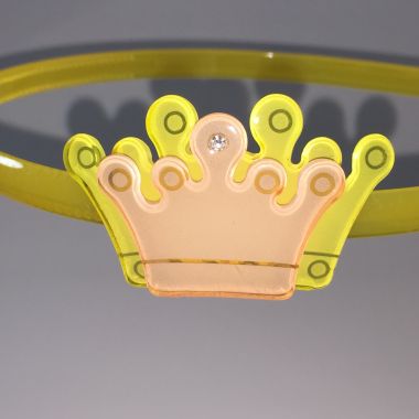 Head band with crown shape