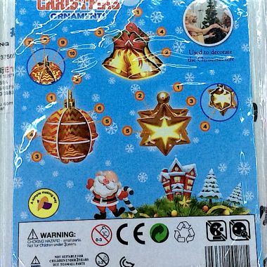 3D puzzle christmas ornaments