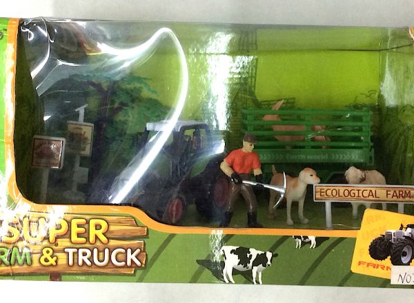 Farm truck with animals