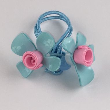 Elastics with flower