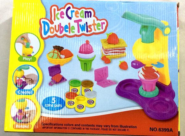 Putty ice cream store play set