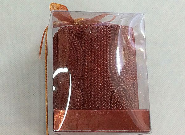 Christmas candle 7x10cm
