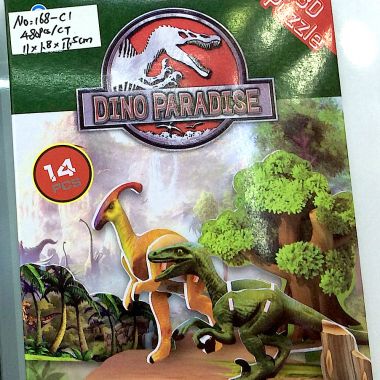 3D puzzle dinosaurs