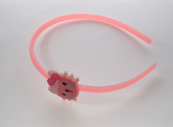 Head band with patterned cat shape