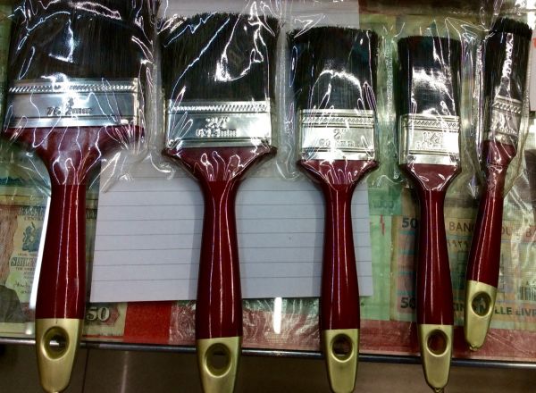 Paint brush set 5 pieces