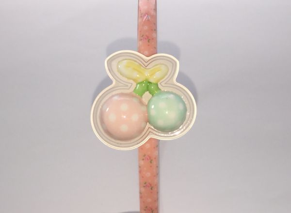 Patterned head band with fruit shape