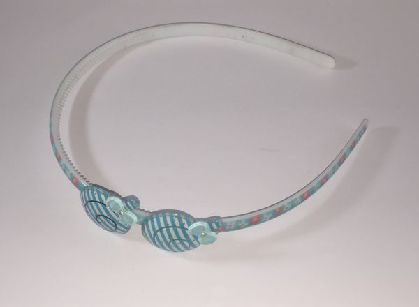 Patterned Head band with 2pcs patterned snail shape