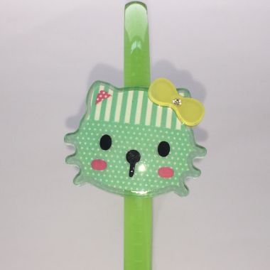 Head band with patterned cat shape