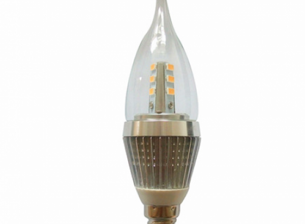 LED glass bulb E14 130 lumen