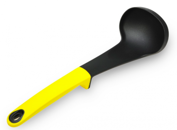 Heat resistant kitchen ladle