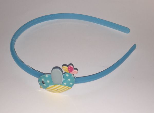 Head band with patterned bird shape