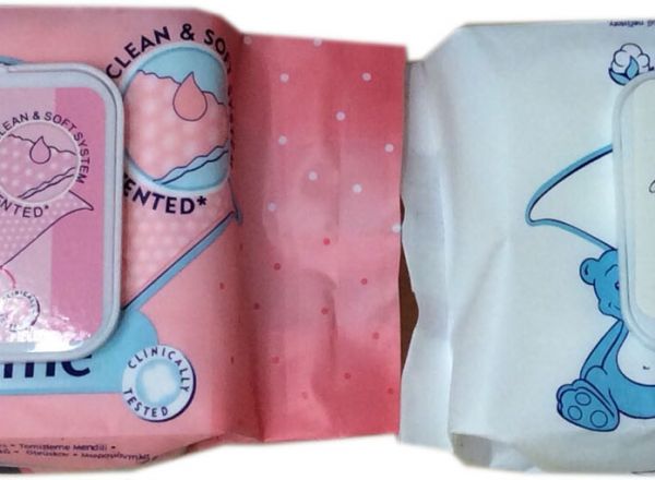 Baby wipes with natural cotton 70 wipes