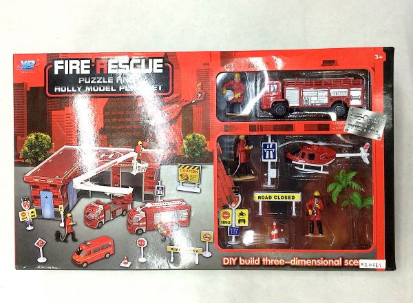 Fire rescue play set