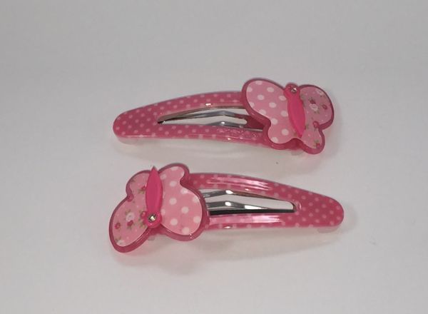 Kids snap clip with butterfly shape