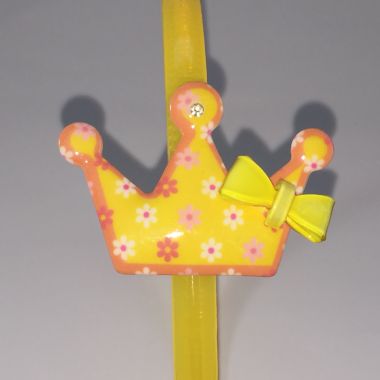 Head band with patterned crown shape