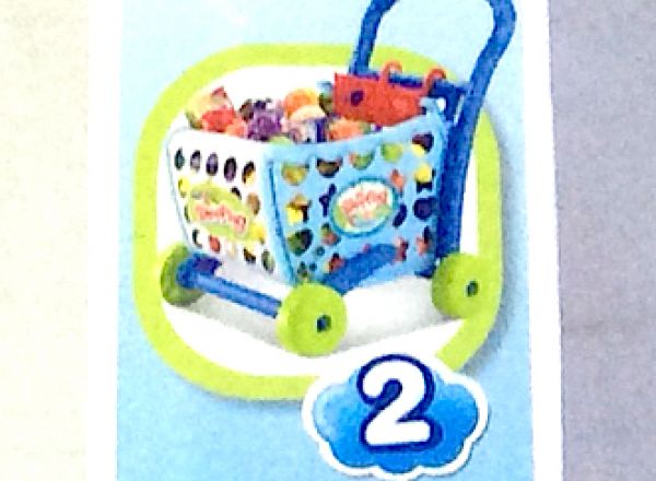 Shopping cart play set