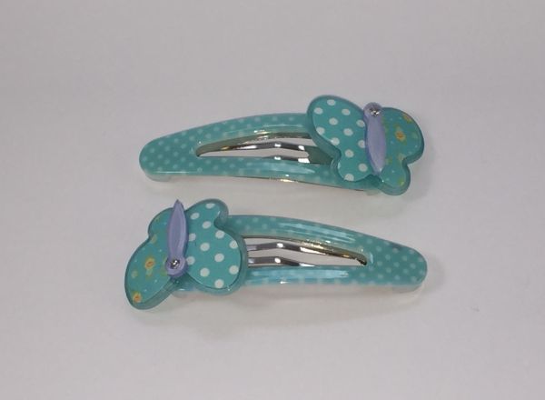 Kids snap clip with butterfly shape